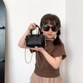 thumbnail image 2 of Bolsos de hombro cuadrados con compartimento interior de moda y hilo de coser, gran oferta 2024, bolsos para mujer con cremallera, bolsos de mano de PU sólido para mujer, 2 of 5