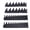 Black, variant on BOKYAN Wrench Rail Set Hold 20 Tools Plastic Magnetic Wrench Organizer Holder Tool Box Accessories Green 7.6 inches / 19.3 cm