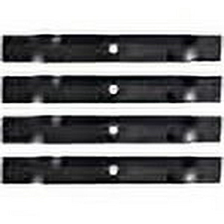 4PK Lawn Mower Blades Replacement for John Deere 42 GX22151 GY20850 D100 D105 D110 D120 D130 LA100 LA105 LA110 LA115 LA120 LA125 LA135 Length By