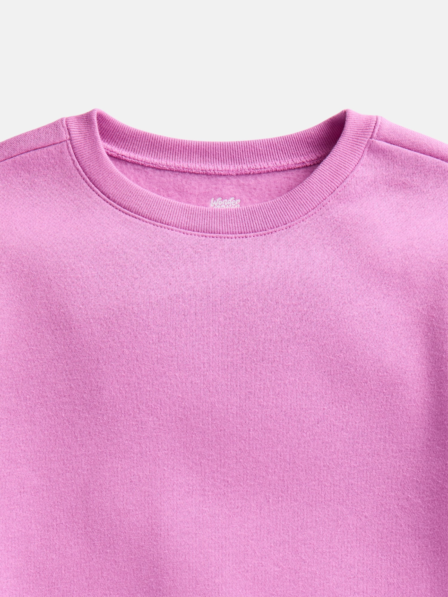 Wonder Nation Baby & Toddler Fleece Crewneck Sweatshirt, Sizes 6M-5T