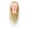 Creamy White, variant on Suodoka Hair Salon Cosmetology Hairdressing Practice Head Mannequin Dolls Training Tools for Cutting Braiding Styling, 23.6 inches / 60 cm (Golden)