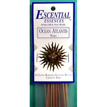 Herb Earth Incense Essential Essences Incense Ocean Atlantis 16pk Sticks Bring this Water Energy and Earth Elemental of Legends Great Expanses Create Relaxing Atmosphere Into Your Home Prayer Meditation Aromatherapy ()