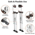 thumbnail image 4 of Yescom Drywall Stilts 36" - 50" Adjustable Aluminum Painting Tool for Ceiling / Sheetrock Taping Parade Costume, 4 of 11