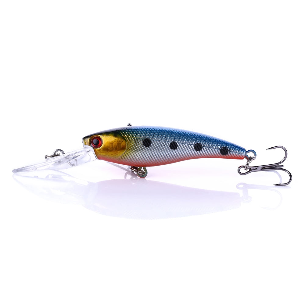Hengjia Minnow Bass Fishing Lures Set, 10 Count