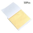 thumbnail image 3 of MIANGASTORE 50 3 x 3. 3 Inch Golden Foil Paper Paper Decorative Paper for Scrapbooking, Diary, Paper Project, Nail ( Golden ), 3 of 8