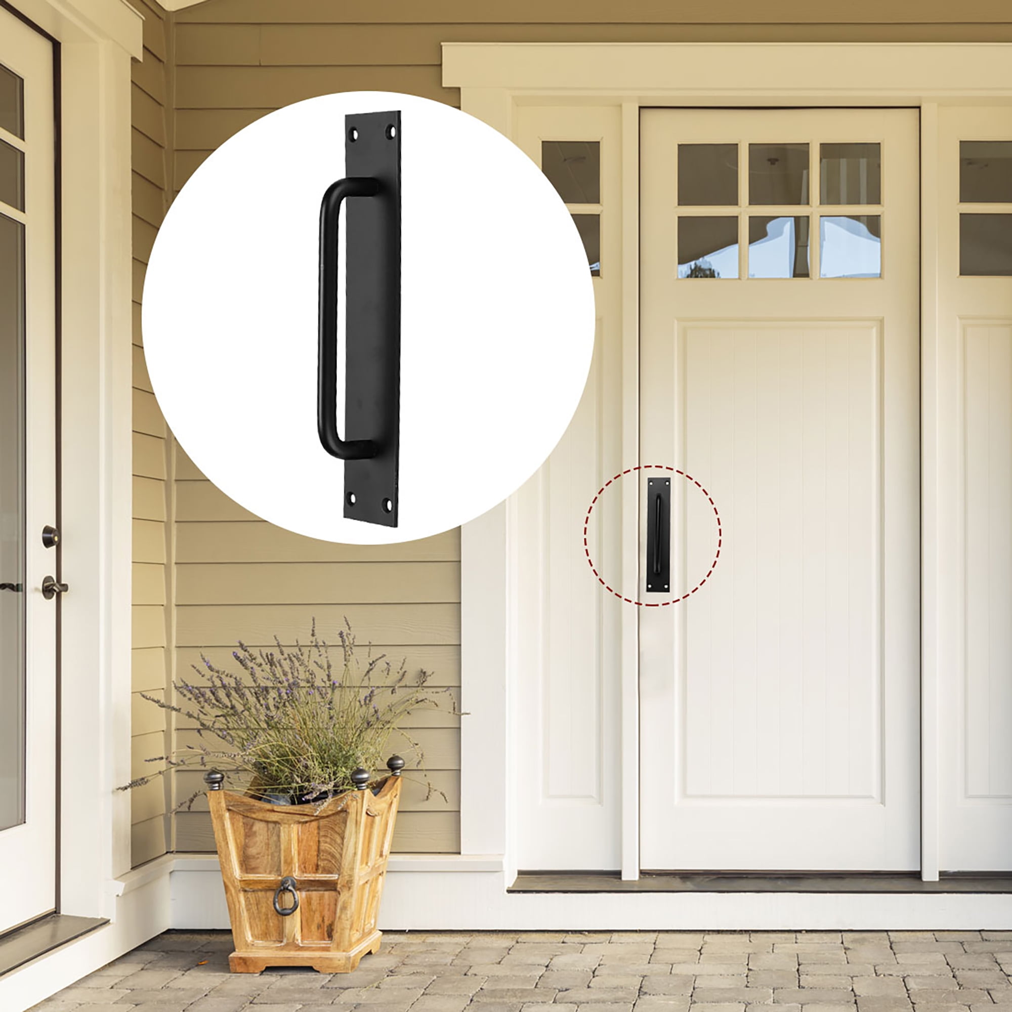 Handles Door Pull Zinc Alloy 5" Hole Center Puller Handle w