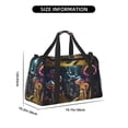 thumbnail image 3 of Disketp Purple Glowing Mushroom Bolsa de Viaje Tipo Duffle, Bolso de Mano para Fin de Semana para Mujer, Bolsa de Gimnasio Ligera para Hombre, Esencial para Viajes, 3 of 7