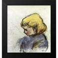 thumbnail image 2 of Pissarro, Camille 15x16 Black Modern Framed Museum Art Print Titled - Portrait of Ludovico-Rodo-Pissaro C., 2 of 5