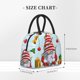 thumbnail image 2 of Fotbe Funny Christmas Gnome Bolsa de Almuerzo con Estampado, Lonchera Aislada, Contenedor de Comida Reutilizable Tipo Cooler a Prueba de Fugas, 2 of 6