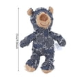 thumbnail image 3 of Herwey Soft Plush Pet Cartoon Bear Shape Sounding Teeth Cleaning Protection Chewing Biting Interactive Training Toy for Dogs, 3 of 7