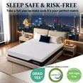 thumbnail image 6 of GREOO King Size 14 inch Foam Mattress, Firm Cooling Gel Memory Foam, Back Pain Relief, Motion Isolation, Certipur-us Certified Foam, Washable Cover, Mattress in a Box, 6 of 14
