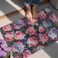 thumbnail image 4 of Pioneer Flower Floral Print Pattern Door Rugs,Washable Non Slip Door Mats Indoor,Decorative Door Mats,Entry Mat Indoor for Entrance,Bedroom,Kitchen,Bathroom,20"x32", 4 of 6