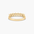 3mm Princess Cut Lab Grown Diamond Seven Stone Eternity Ring 925 ...