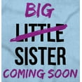 thumbnail image 2 of Big Sis Little Sister Coming Soon Youth T Shirt Tee Girls Infant Toddler Brisco Brands 24M, 2 of 5