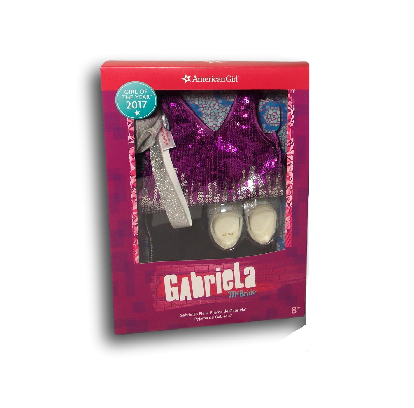 American Girl Gabriela Sparkling Sequins Outfit for 18" Dolls (Doll Not Included)
