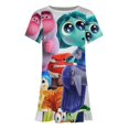 thumbnail image 4 of Inside Out Girls Short Sleeve Dress Soft Cute Designs Dresses Casual T-Shirt Dress 110CM, 4 of 7