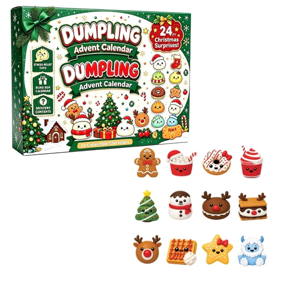 Christmas Advent Calendar 2026, 24 Day Countdown for Family, Assorted Styles for Stocking Fillers