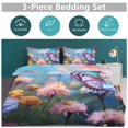 thumbnail image 6 of Watercolor Wildflowers Bedding Sets Twin Duvet Cover 3 Piece Cute Bed Set for Boys Girls Kid, 6 of 6