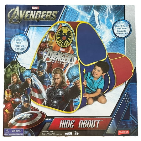 Playhut Marvel Avengers Hide About Tent Pop Up Thor Ironman Playhouse