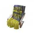 thumbnail image 4 of Yellow Flower Soft Flannel Fleece Blanket, Rural Spring Scenery in Northern Shaanxi China Blossoming Farmland, Cozy Plush for Indoor and Outdoor Use, 50" x 60", Hunter Green Yellow, by Ambesonne, 4 of 6
