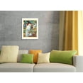 thumbnail image 4 of Big Zoo, Triptych (Großer Zoologischer Garten, Triptychon) - From an Original Color Painting by August Macke c.1913 - Master Art Print (Unframed) 13in x 19in, 4 of 4