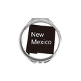thumbnail image 1 of New Mexico USA Map Outline Hand Compact Mirror Round Portable Pocket Glass, 1 of 3
