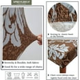 thumbnail image 5 of Amhlg Chair Covers for Dining Room Set of 4, Stretch Dining Chair Cover, Washable Spandex Kitchen Parsons Chair Slipcovers, Removable Seat Protector for Home or Party (4 Pack, Floral BROWN1), 5 of 6