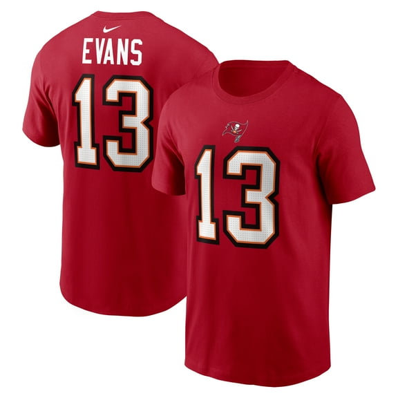 Men's Nike Red Tampa Bay Buccaneers Player Name & Number T-Shirt