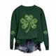 thumbnail image 5 of RKSTN Women's St Patrick's Day Sweatshirt Plus Size Crewneck Irish Gift St Patricks Luckys Shamrocks Graphic Print Hoodless Sweatshirts Top Womens Casual Round Neck Loose Fits Long Sleeve T Shirts, 5 of 5