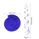 thumbnail image 2 of 30uds Oscuro Azul Fiesta Colgantes Doble Tira Colgantes Decoraciones Plástico Techo Serpentinas Fiesta Decoraciones para Cumpleaños Fiesta con Colgar Etiqueta Gancho, 2 of 7