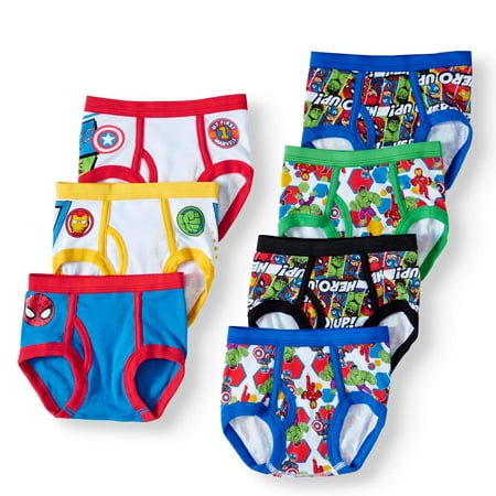 Toddler Boys' 7pk Marvel Classic Briefs - Colors Vary 4T