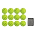 thumbnail image 2 of JUEGO DE PELOTA DE PECHELEBLO, 12 Piezas 74 Mm 40 Hoyos Pickleballs Al Aire PE High Elasticidad Pickleball Ballas De Pickle De Alto Equilibro Para Todas Las Paletas De, 2 of 7