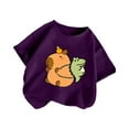 thumbnail image 3 of Zecgelong T-Shirt Décontracté à Manches Courtes pour Garçons et Filles, Col Rond, Imprimé Animal de Dessin Animé, Taille 4-6 Ans, 3 of 3