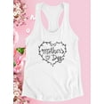 thumbnail image 3 of Mother's Day Plant Heart Racerback Tank Women -Image by Shutterstock, Female Small, 3 of 4