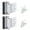 Silver, variant on Home Security Door Locks Secure Home Door Lock 2 set for Inward Swinging Door