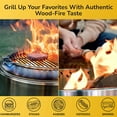 thumbnail image 4 of Duraflame 19.5 Inch Smokeless Fire Pit w/Double Walled Technology, Silver, 4 of 11