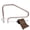 4' Brown, variant on Aqua Select Stainless Steel 50" Handrail with 4' Brown Rail Runner