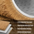 thumbnail image 6 of Lalado 9ft x 12ft Area Rug, Soft Fluffy Indoor Shag Area Rugs for Living Room Bedroom Decor Carpet, Camel/Brown, 6 of 11