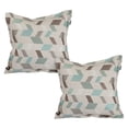 thumbnail image 1 of Cojin Decorativo Cuadrado Set de 2 Magic Turquesa, 1 of 4