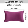 thumbnail image 5 of REGALWOVEN Pack of 2 Velvet Decorative Throw Pillow Covers Modern Cushion Covers with Zipper Purple 12" x 20", 5 of 6