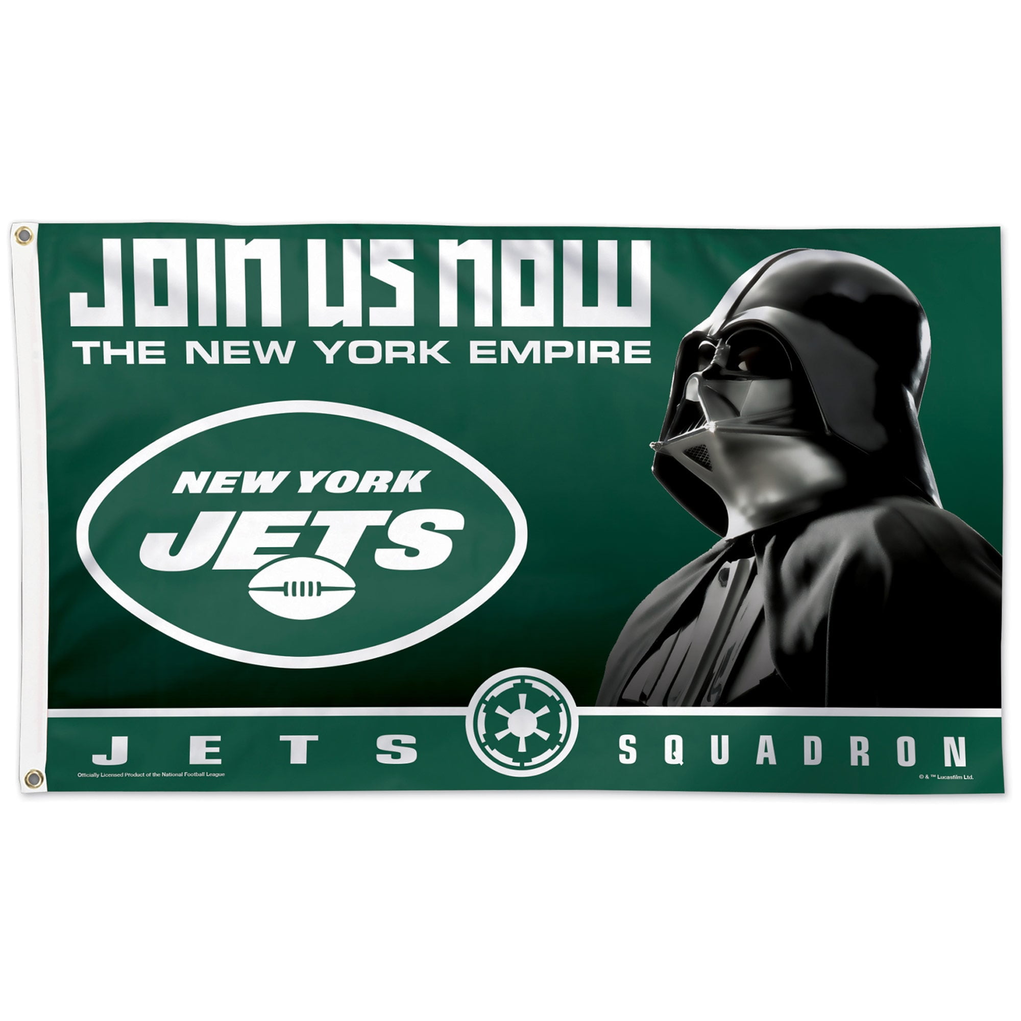 WinCraft New York Jets 3' x 5' Star Wars One-Sided Flag - Walmart.com