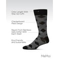 thumbnail image 3 of MeMoi Men's Argyle Bamboo Dress Crew Socks - Mens - Male, 10-13, Black, 3 of 7