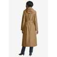 thumbnail image 2 of Jessica London Women's Plus Size Double Breasted Long Trench Raincoat, 2 of 5