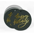 thumbnail image 2 of Inkdotpot 100 Pack Real Gold Foil Paper Tags Happy Holiday Favor Hang Tags, 2 of 6
