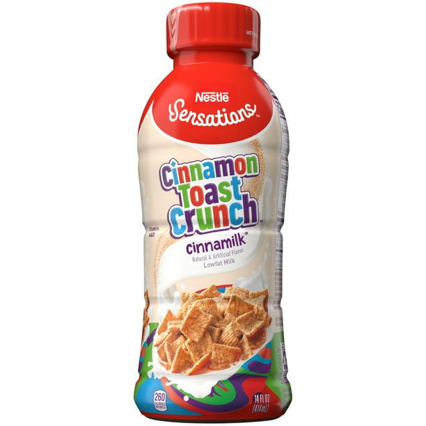 SENSATIONS CINNAMON TOAST CRUNCH CINNAMILK Lowfat Milk 14 fl oz