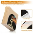 thumbnail image 5 of Yayeee Napkin Holder for Table Set of 2 Kitchen Paper Tissue Organization, Black Skeleton, 5 of 8