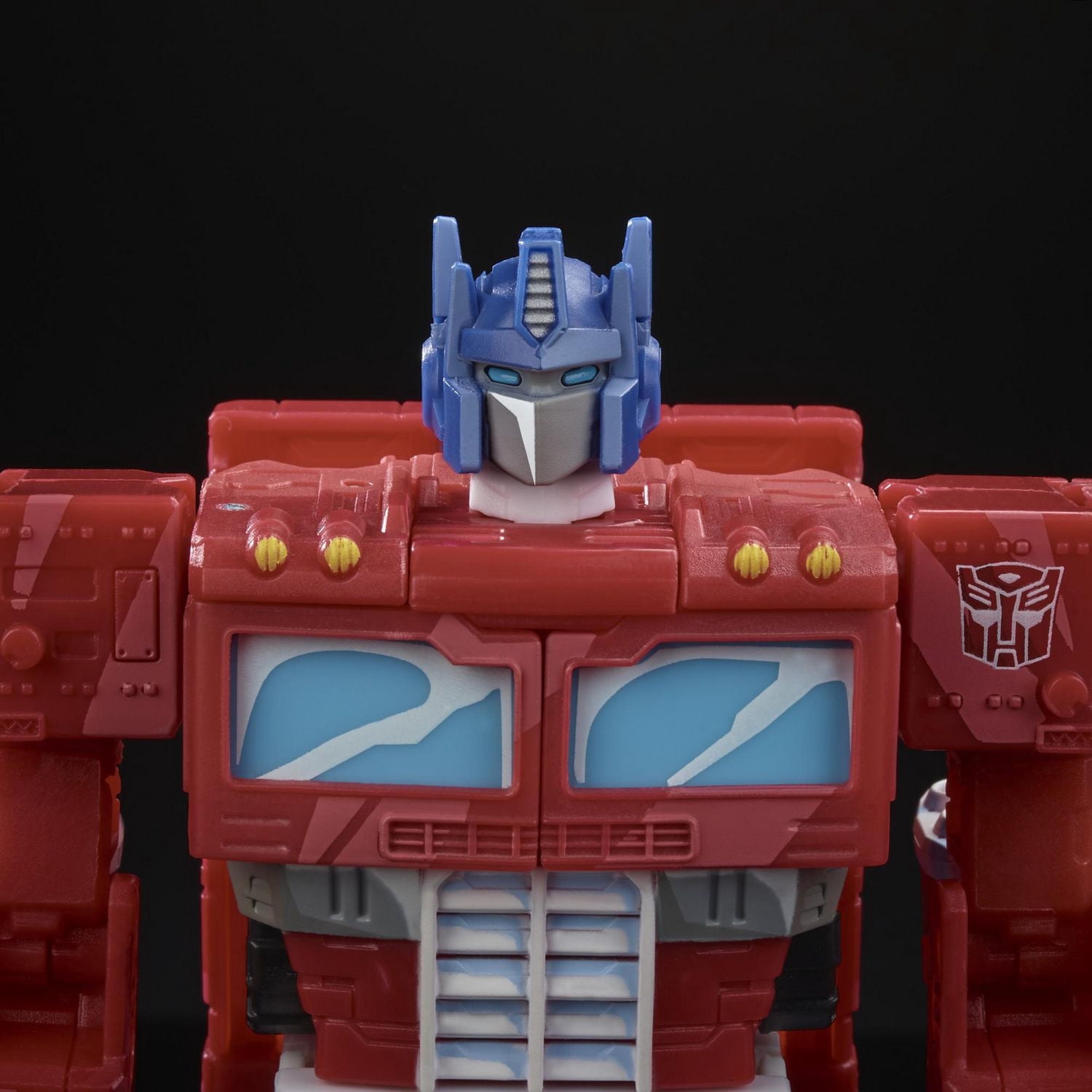 Jouets Transformers Generations War for Cybertron, édition spéciale 35e anniversaire WFC-S65, Optimus Prime du dessin animé classique, décoration par ombrage de celluloïd