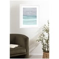 thumbnail image 2 of Kate and Laurel Framed Wall Art Print 'Sea and Seagulls' by Nikita Jariwala, 23 x 27, Oliver White Narrow Frame, Coastal, Beach Art for Wall Decor, 2 of 8