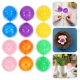 thumbnail image 2 of Mini huevos de Pascua que se pueden abrir, huevos de plástico realistas, recuerdos de fiesta de Pascua, huevos de Pascua rellenables portátiles para dulces o juguetes, 12 Uds., 2 of 5