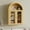 Light Oak, variant on BREEZEHEAT Arched Medicine Cabinet with Glass Doors, Adjustable Shelf, Wall Mounted Bathroom Storage Cabinet Over Toilet, Natural Oak Wood Grain, 23.6''W × 31.5''H